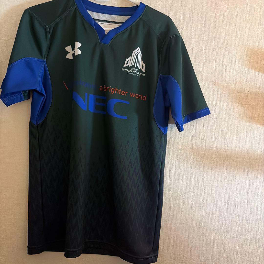 田中史朗選手着用ジャージレア物 Under Armour ラグビーウェア 35番