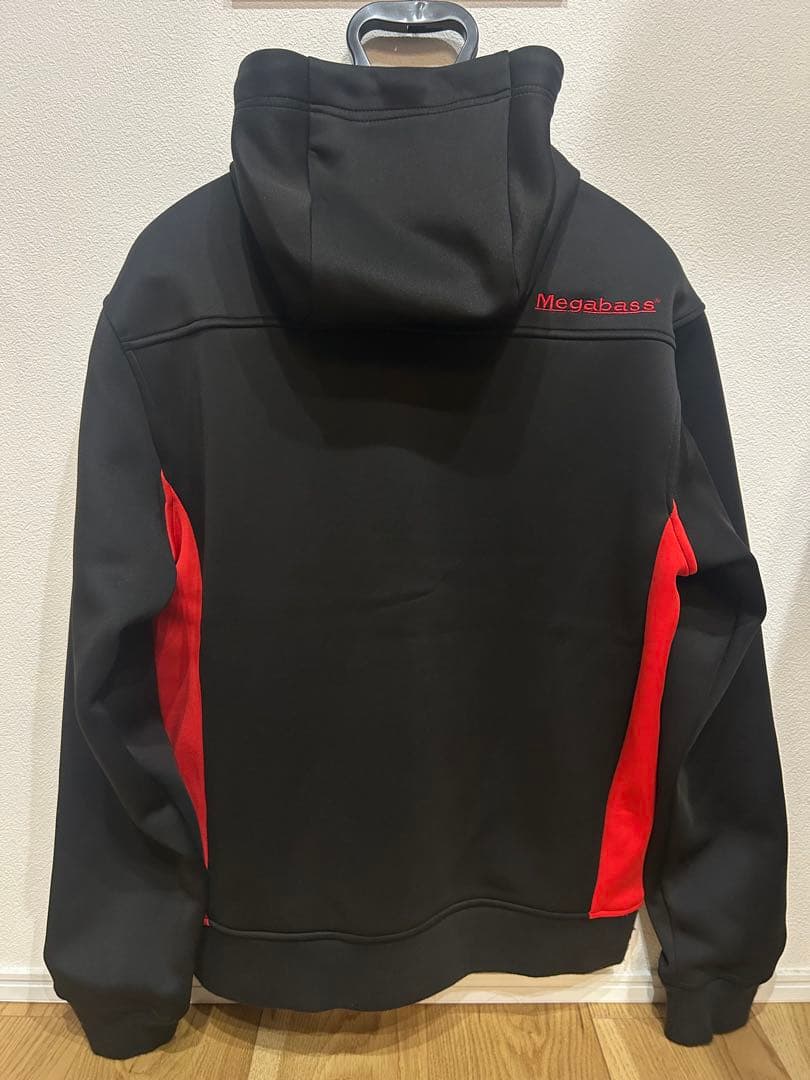 メガバス　HYBRID HOODY ハイブリッドフーディー　パーカー　ブラック