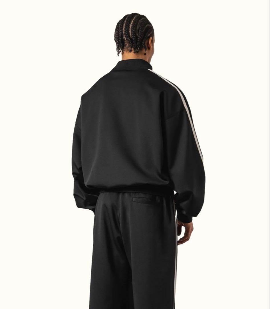 LYFT/リフト ストライプデザイン ブラックジャージセット