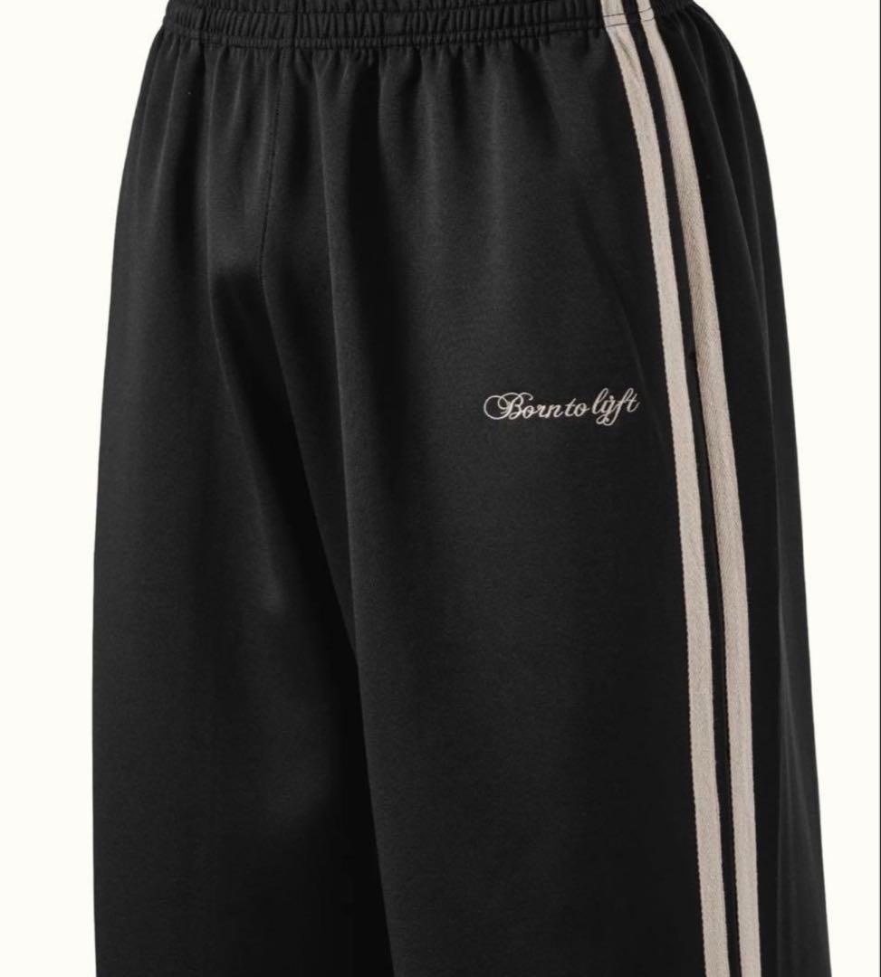 LYFT/リフト ストライプデザイン ブラックジャージセット