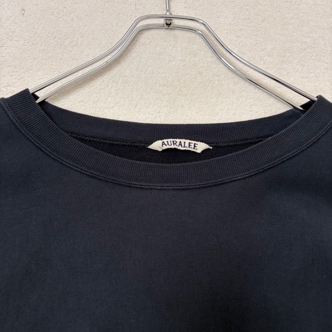 【超人気25SS】オーラリー ELASTIC HIGH GAUGE SWEAT