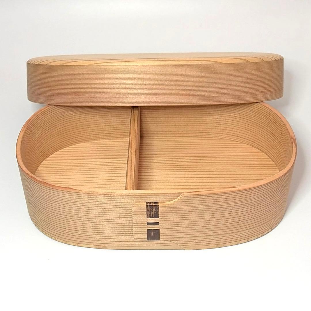 柴田慶信商店 曲げわっぱ 小判弁当箱 中　未使用