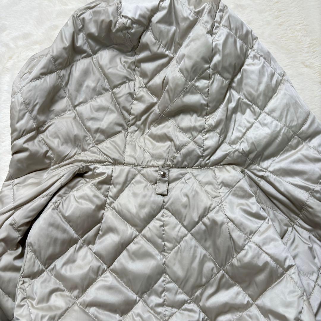高級　S MaxMara キルティング　リーバーシブル　ダウンベスト　40