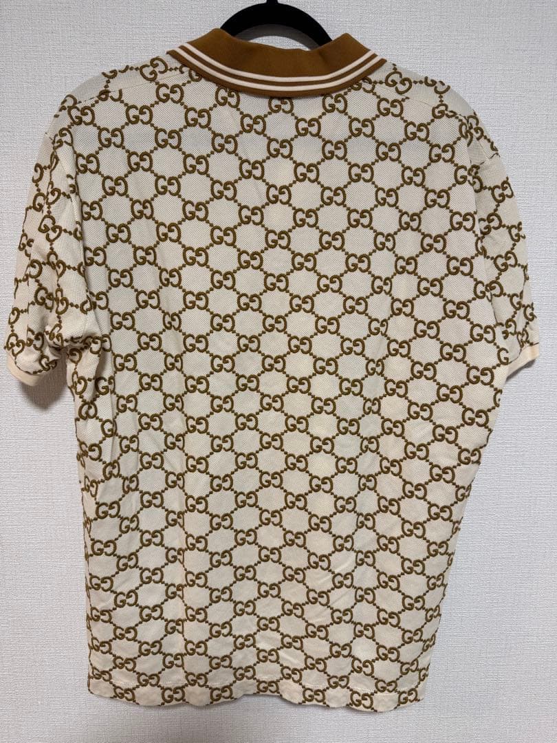 GUCCI GGパターン ポロシャツ Mサイズ