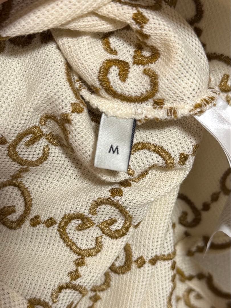 GUCCI GGパターン ポロシャツ Mサイズ