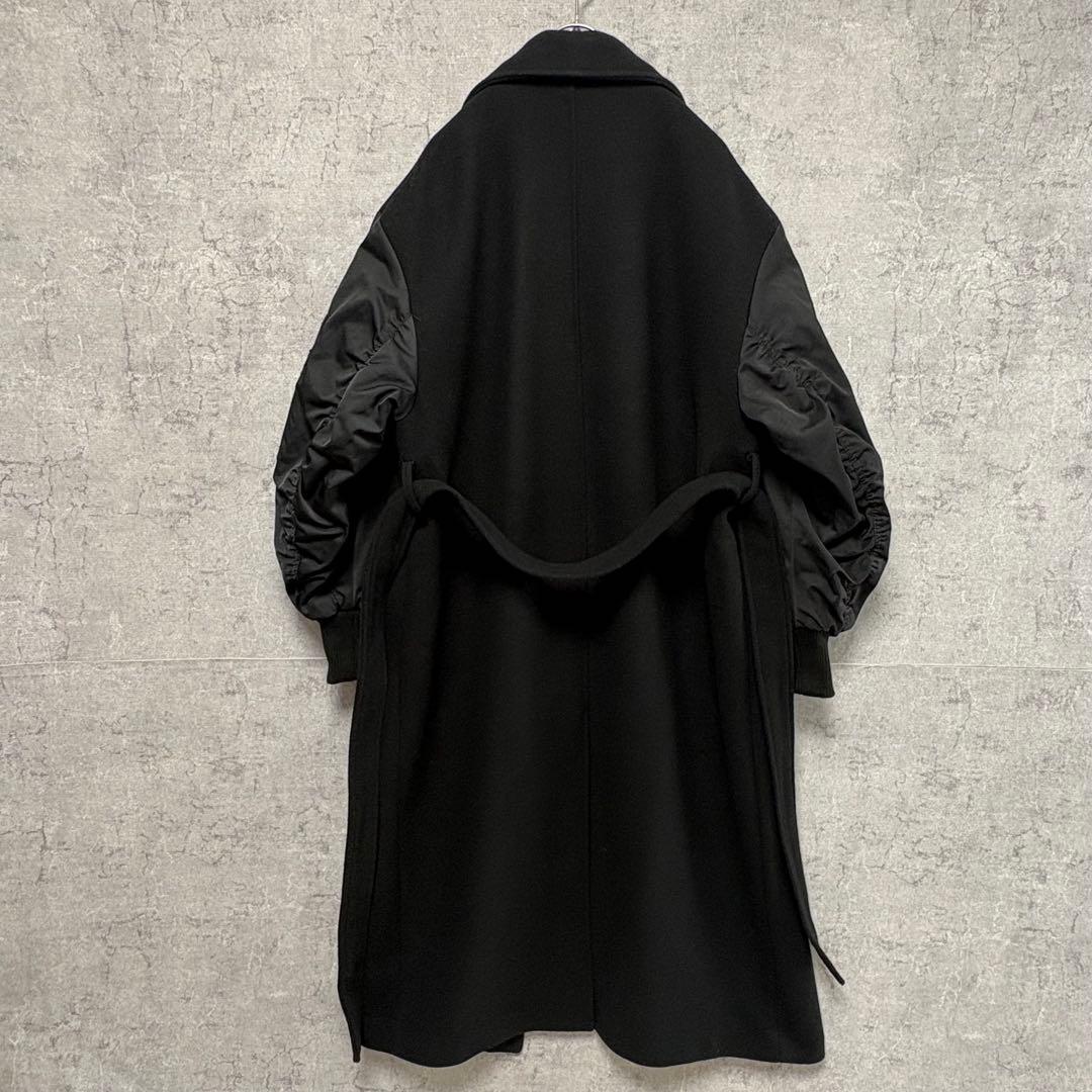 ZARA MA-1切替 マッチングボンバーコート 黒 XS オーバーサイズ