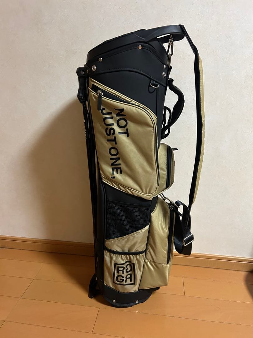 からしさん専用‼️RUFFLOGキャディバッグ ベージュ/ブラック