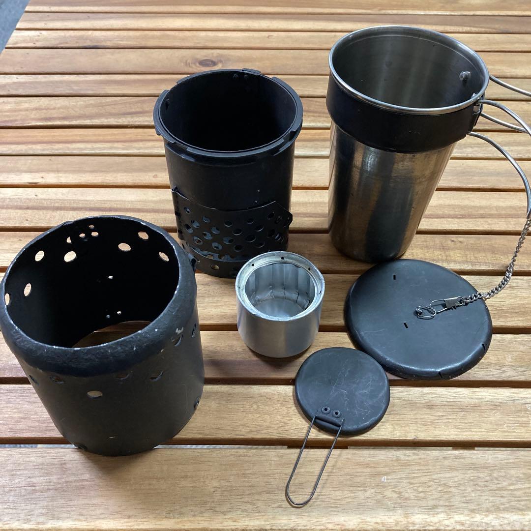 アウトドアガチ勢のためのハンドメイドアルコールクッカー　超省スペース！！