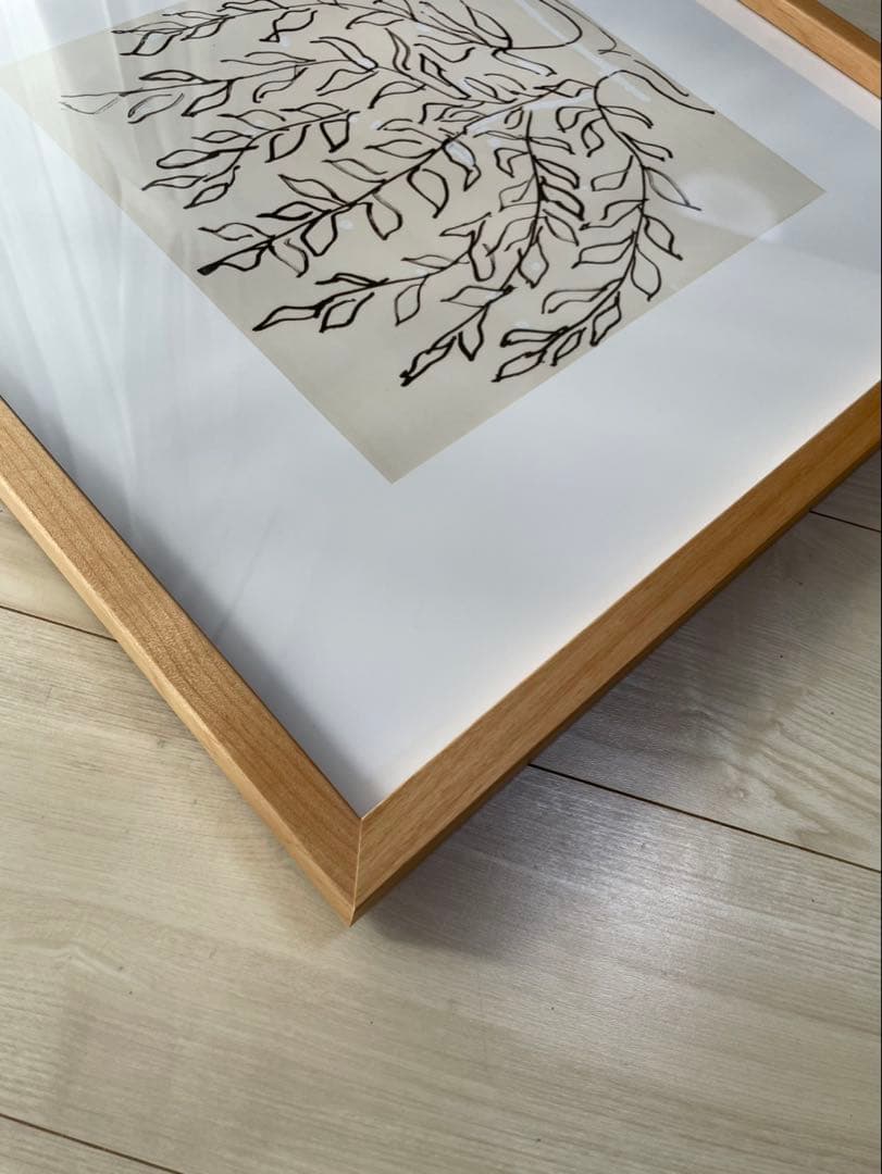 低木　アンリマティス　ポスター　フレーム付き　北欧　大判　特大