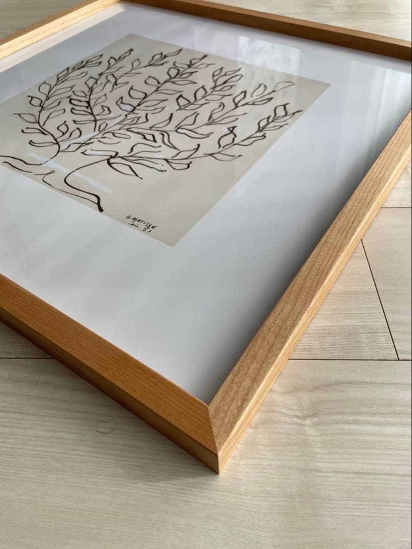 低木　アンリマティス　ポスター　フレーム付き　北欧　大判　特大