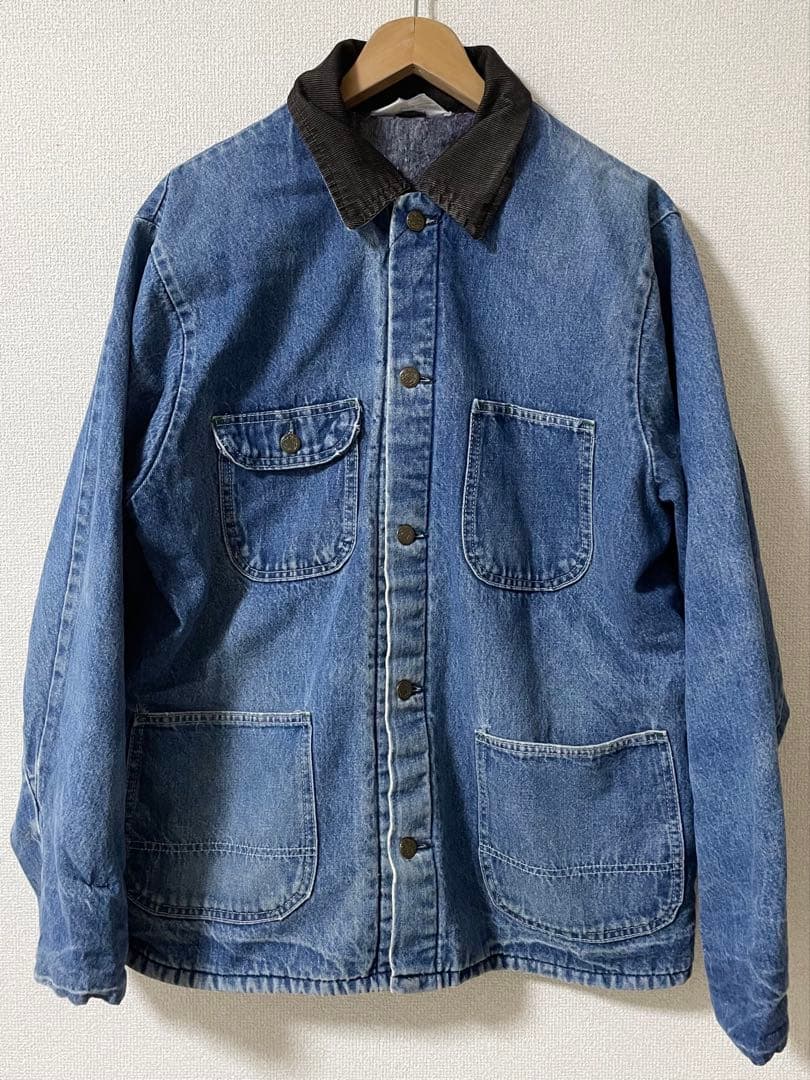 70〜80's Key IMPERIAL デニムカバーオール　裏ブランケット