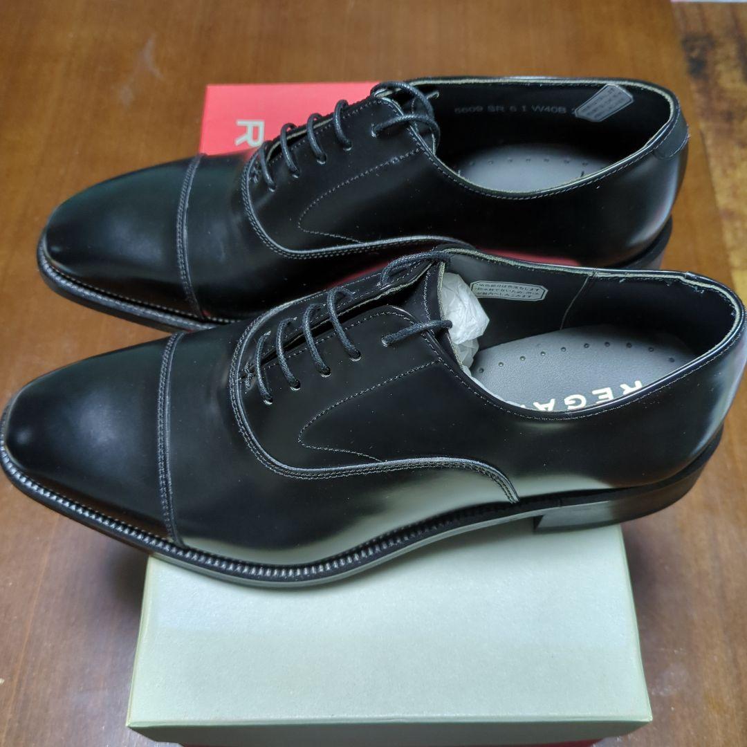 REGAL ブラックドレスシューズ W40BAL5 235