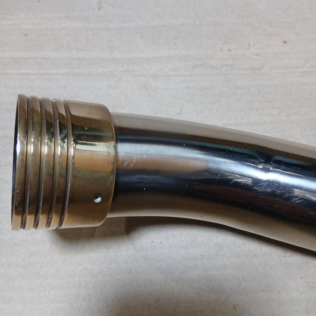 YAMAHA　ドラッグスター400用　ターンアウトマフラー　真鍮マフラーエンド付