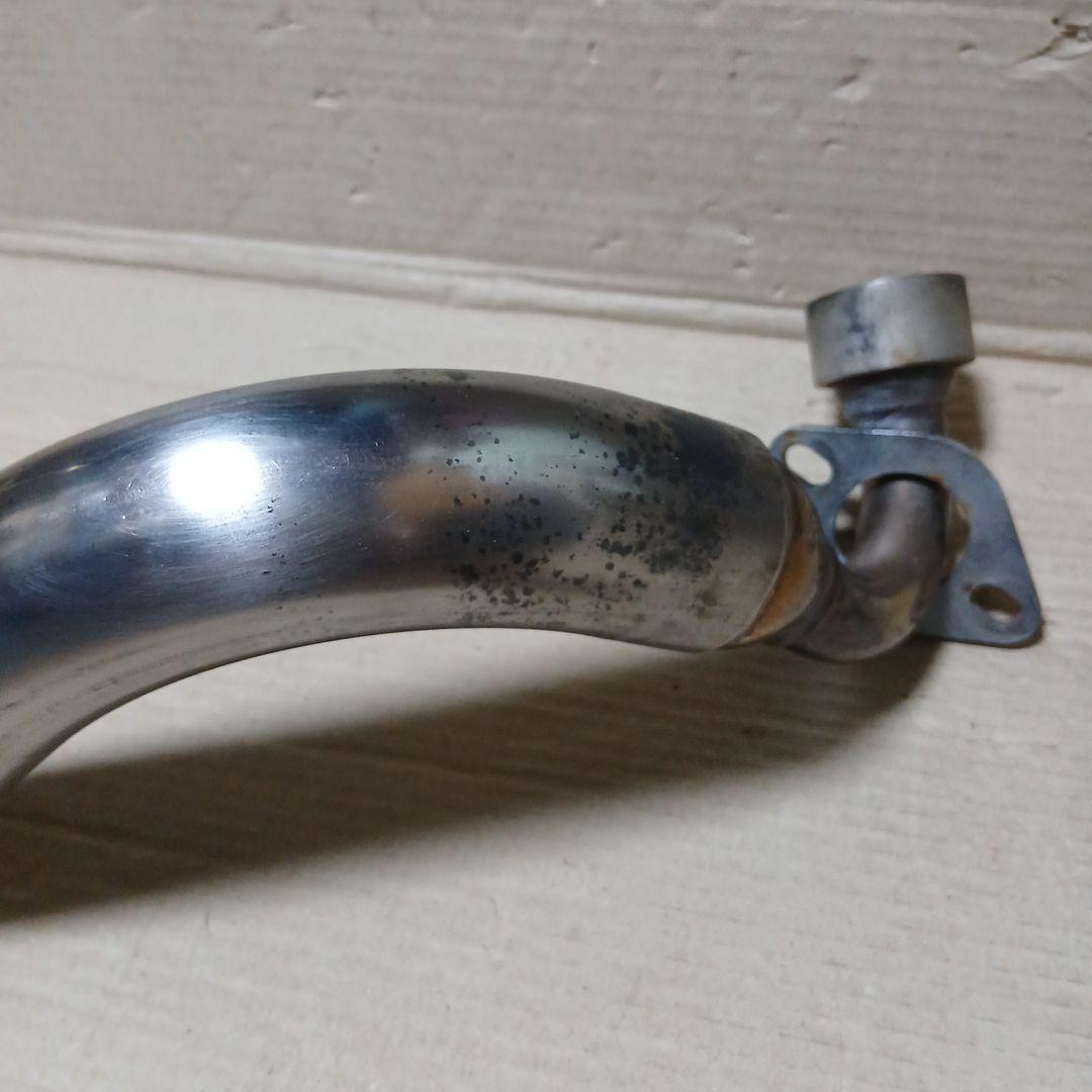 YAMAHA　ドラッグスター400用　ターンアウトマフラー　真鍮マフラーエンド付