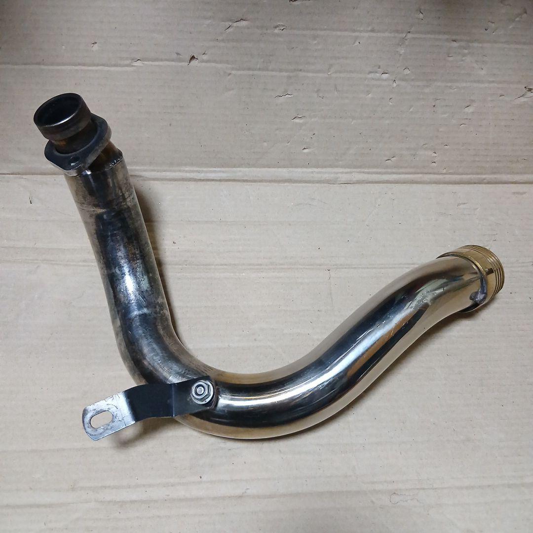 YAMAHA　ドラッグスター400用　ターンアウトマフラー　真鍮マフラーエンド付