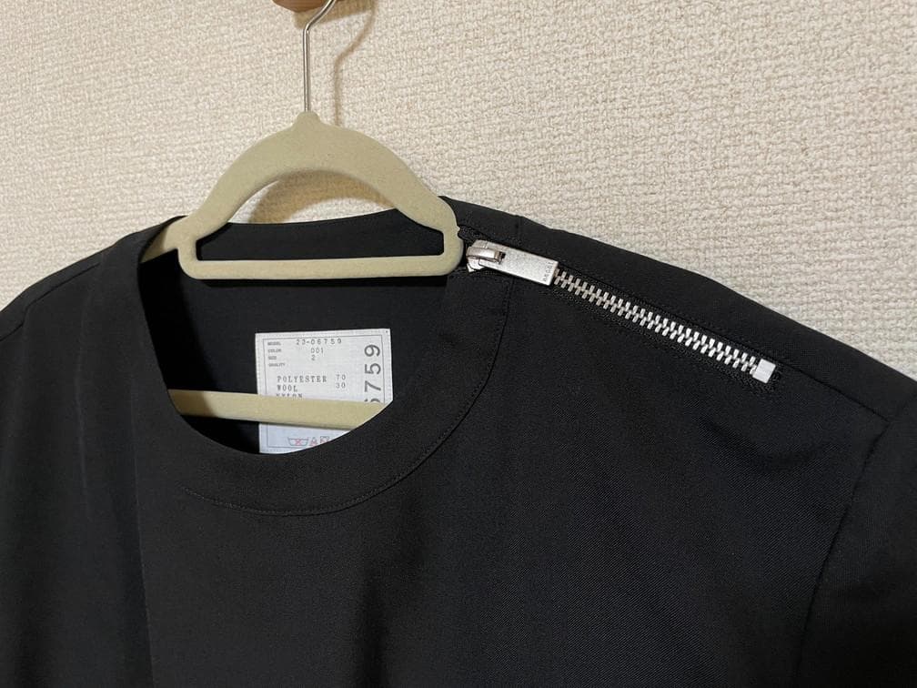 ★23SS★　sacai サカイ　MA1 ドッキング　カットソー　Ｔシャツ