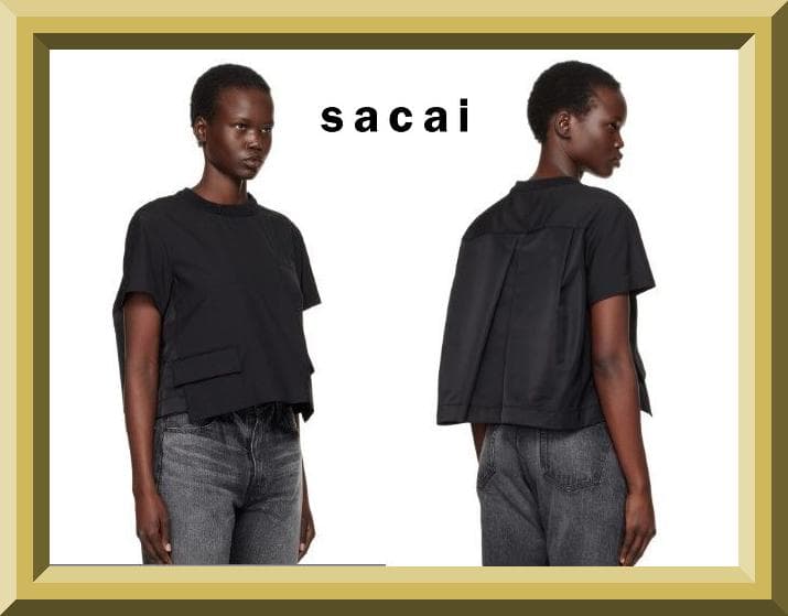 ★23SS★　sacai サカイ　MA1 ドッキング　カットソー　Ｔシャツ