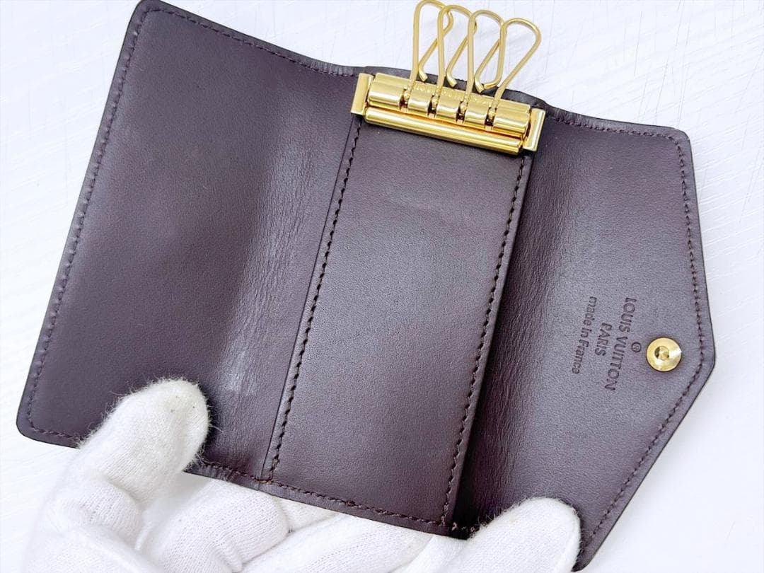 美品　ルイヴィトン　ヴェルニ　ミュルティクレ4　キーケース　M90909