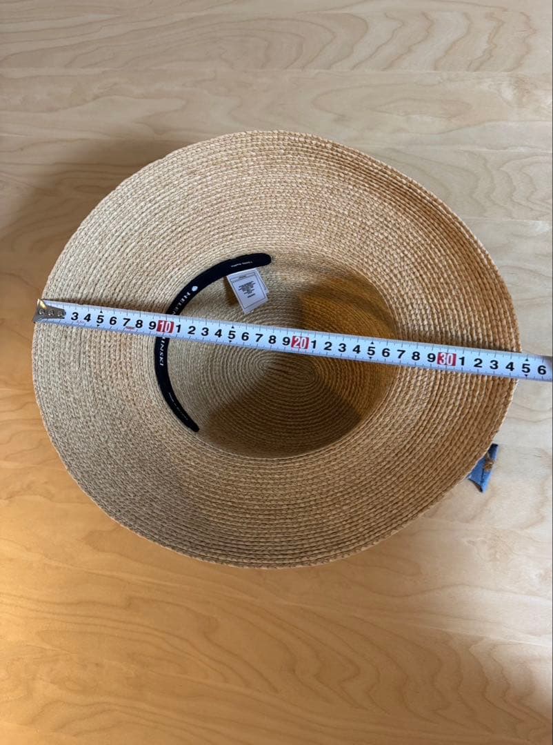 【新品未使用】HELENKAMINSKIヘレンカミンスキー麦わら帽子ブルーリボン