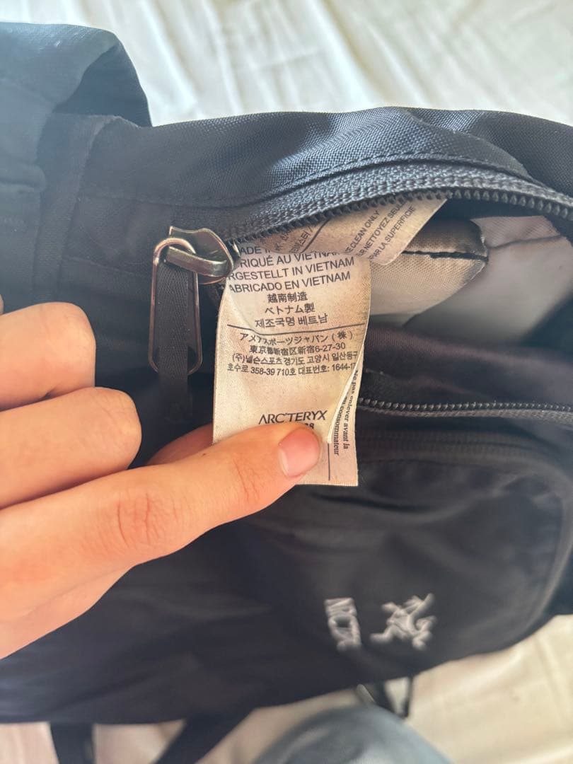 アークテリクス PENDER ペンダー　廃盤　ブラック 通学　通勤　リュック