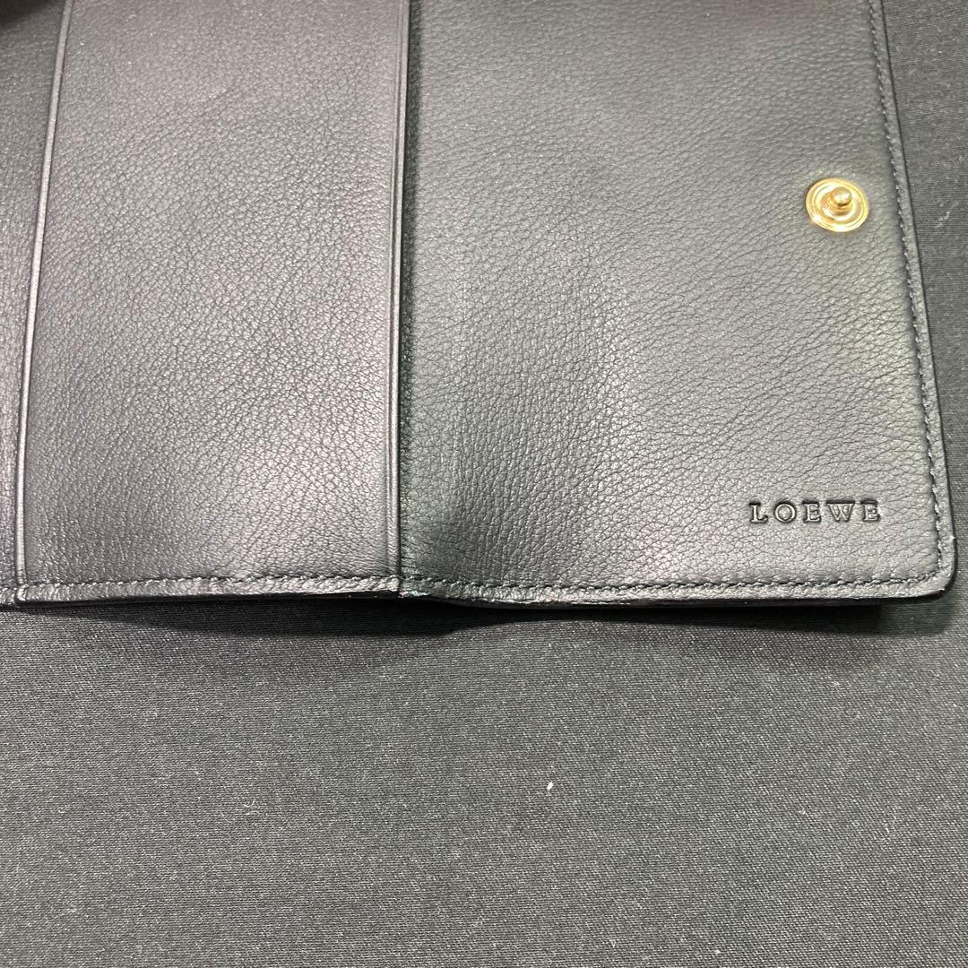 【美品】ロエベ LOEWE キーケース 6連 ブラック