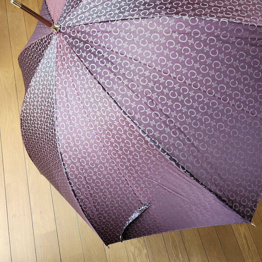 セリーヌ長傘 茶色