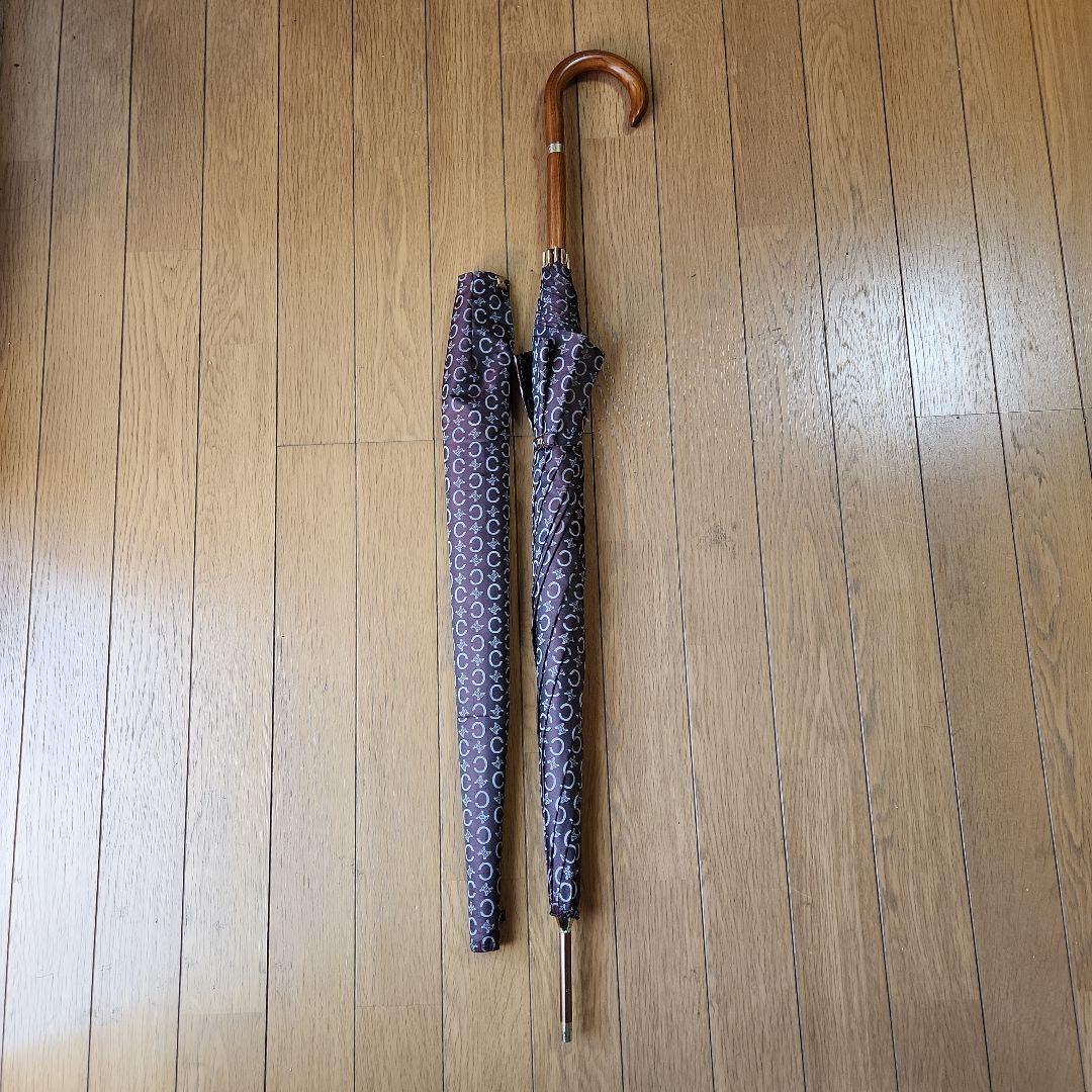 セリーヌ長傘 茶色