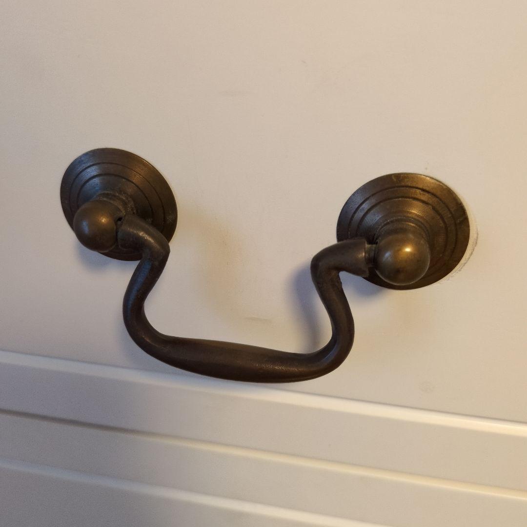 ホワイト木製チェスト 5段 ①