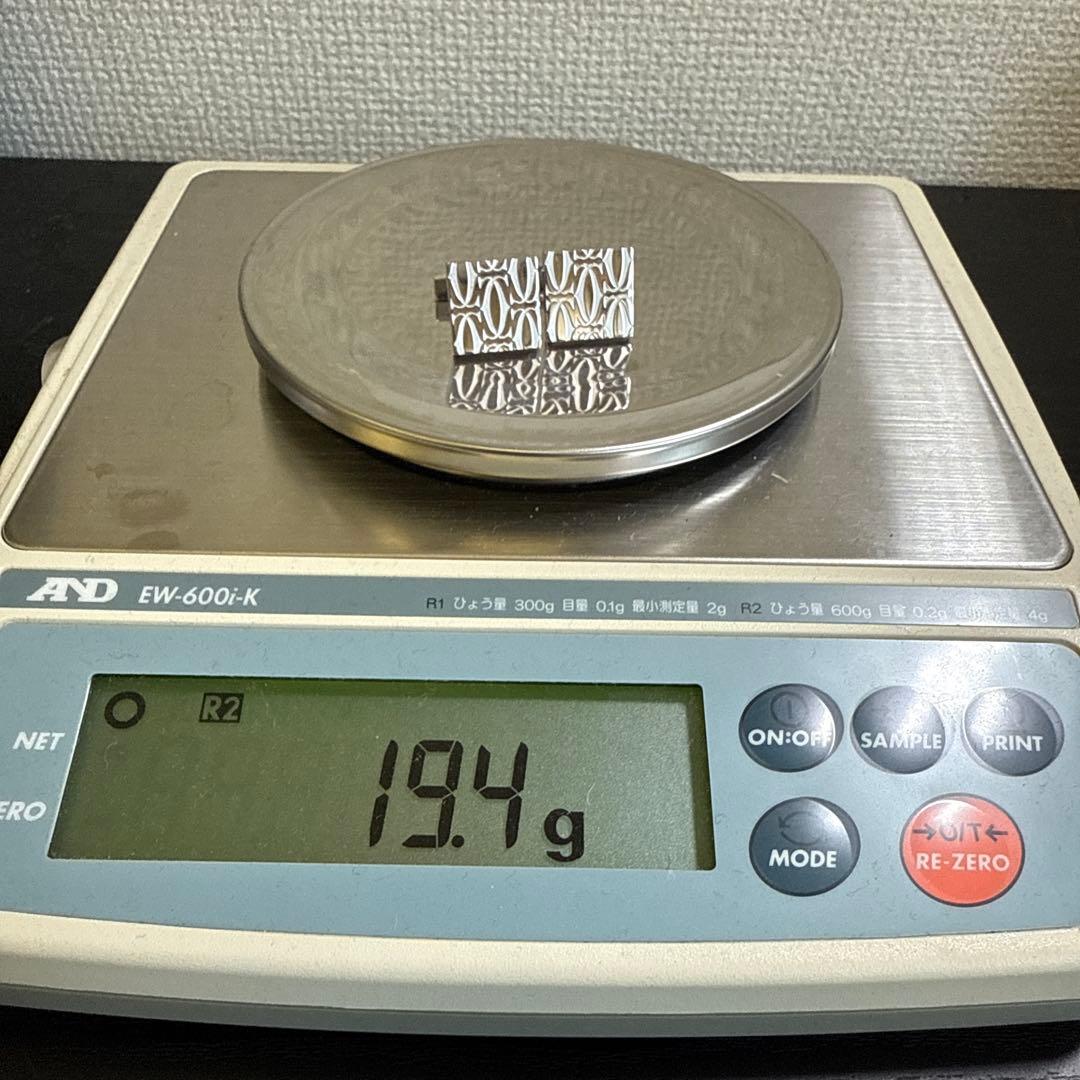 Cartier カルティエ　2CスターリングシルバーAg925カフス　未使用