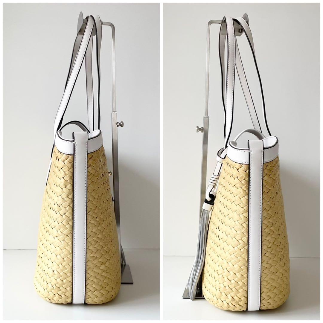 【新品】MICHAEL KORS かごバッグ トートバッグ フリンジ