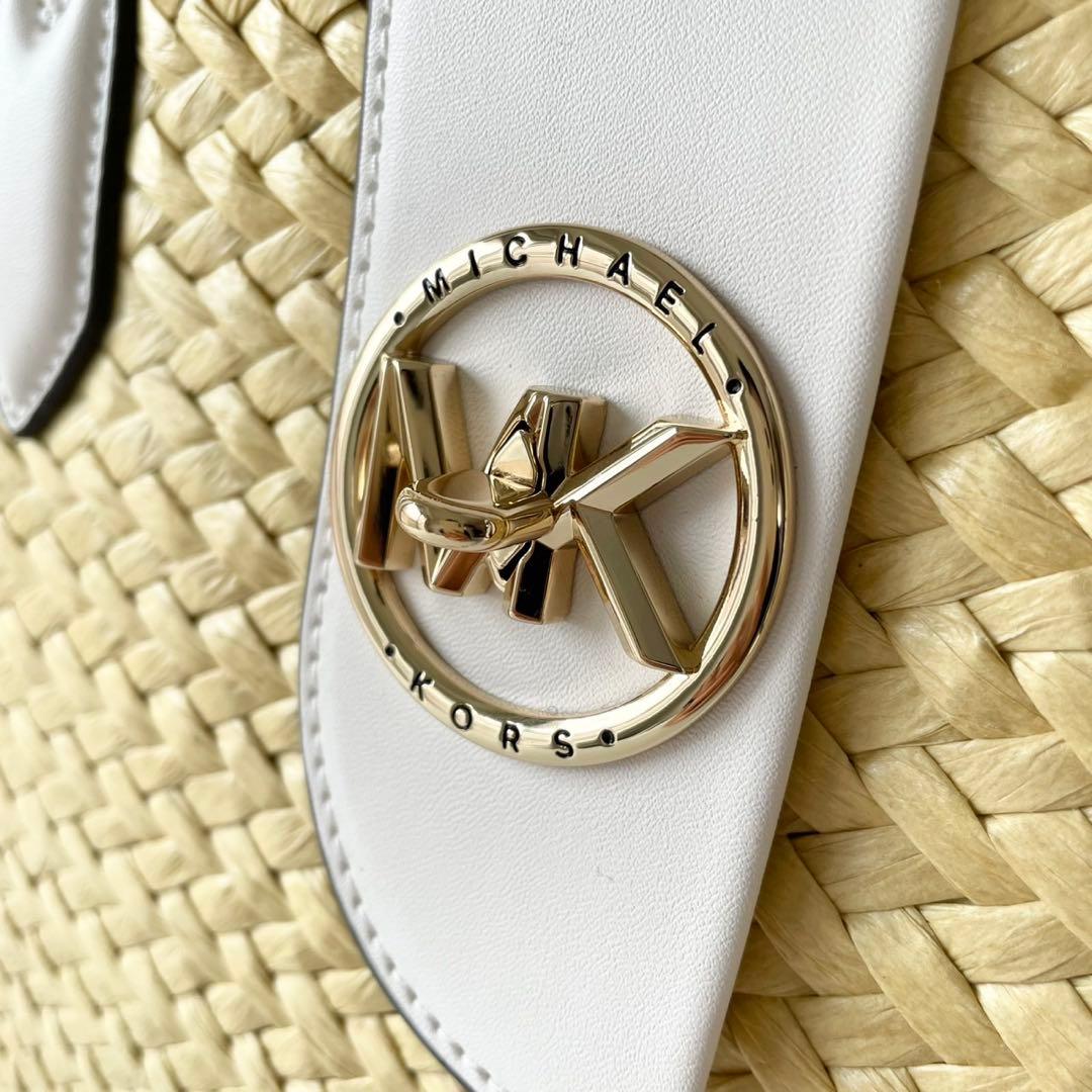 【新品】MICHAEL KORS かごバッグ トートバッグ フリンジ