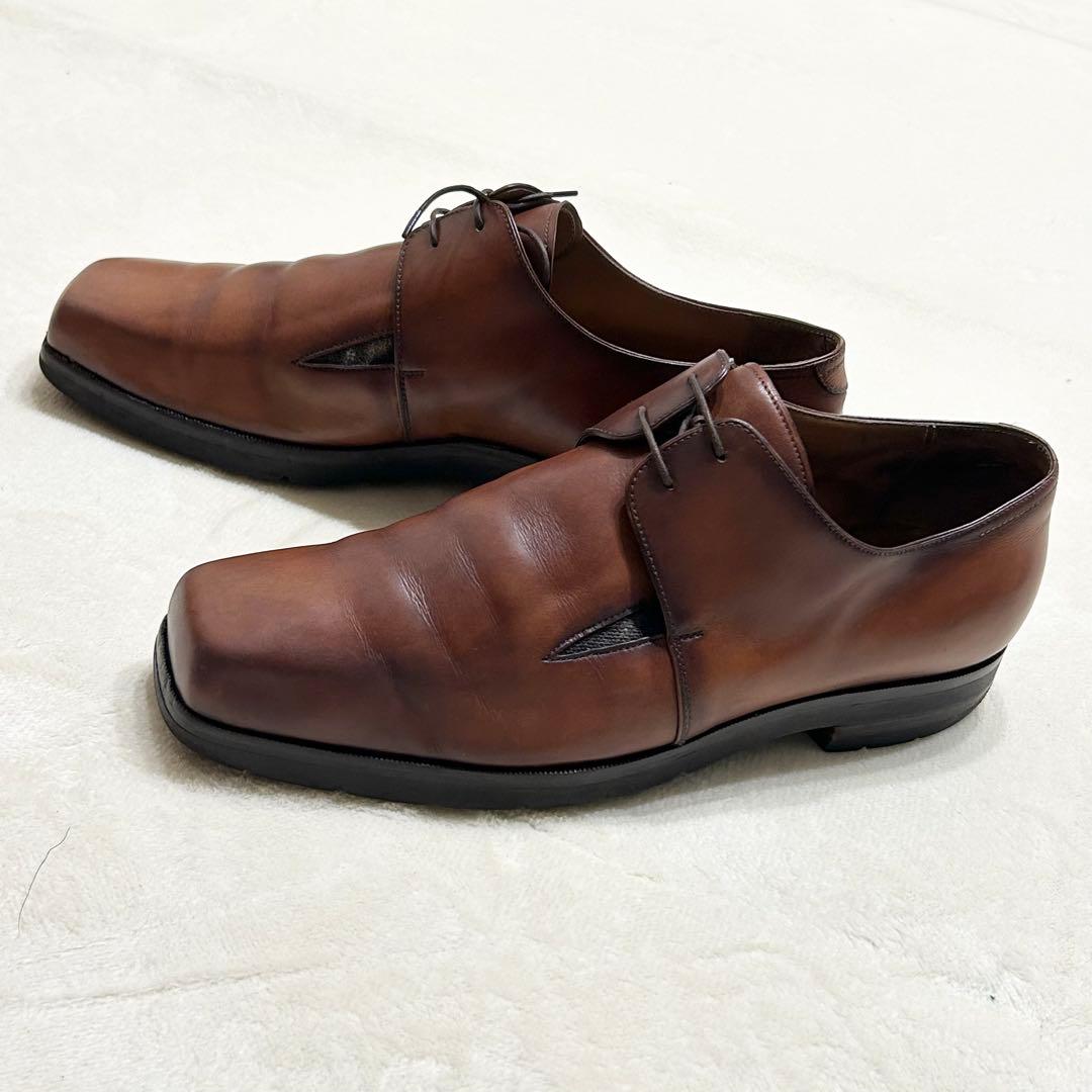 美品 Berluti ベルルッティ 革靴 ブラウン ビジネスシューズ レザー