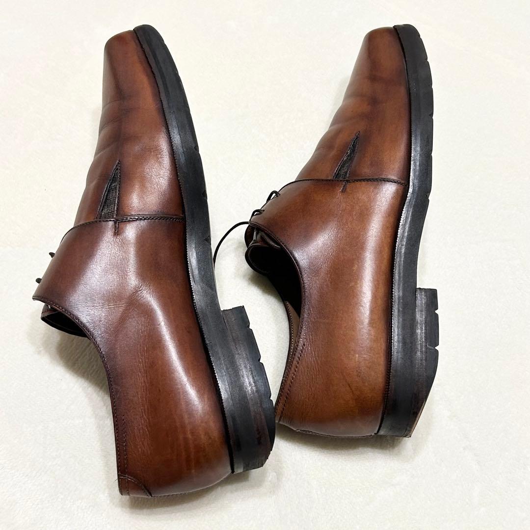 美品 Berluti ベルルッティ 革靴 ブラウン ビジネスシューズ レザー