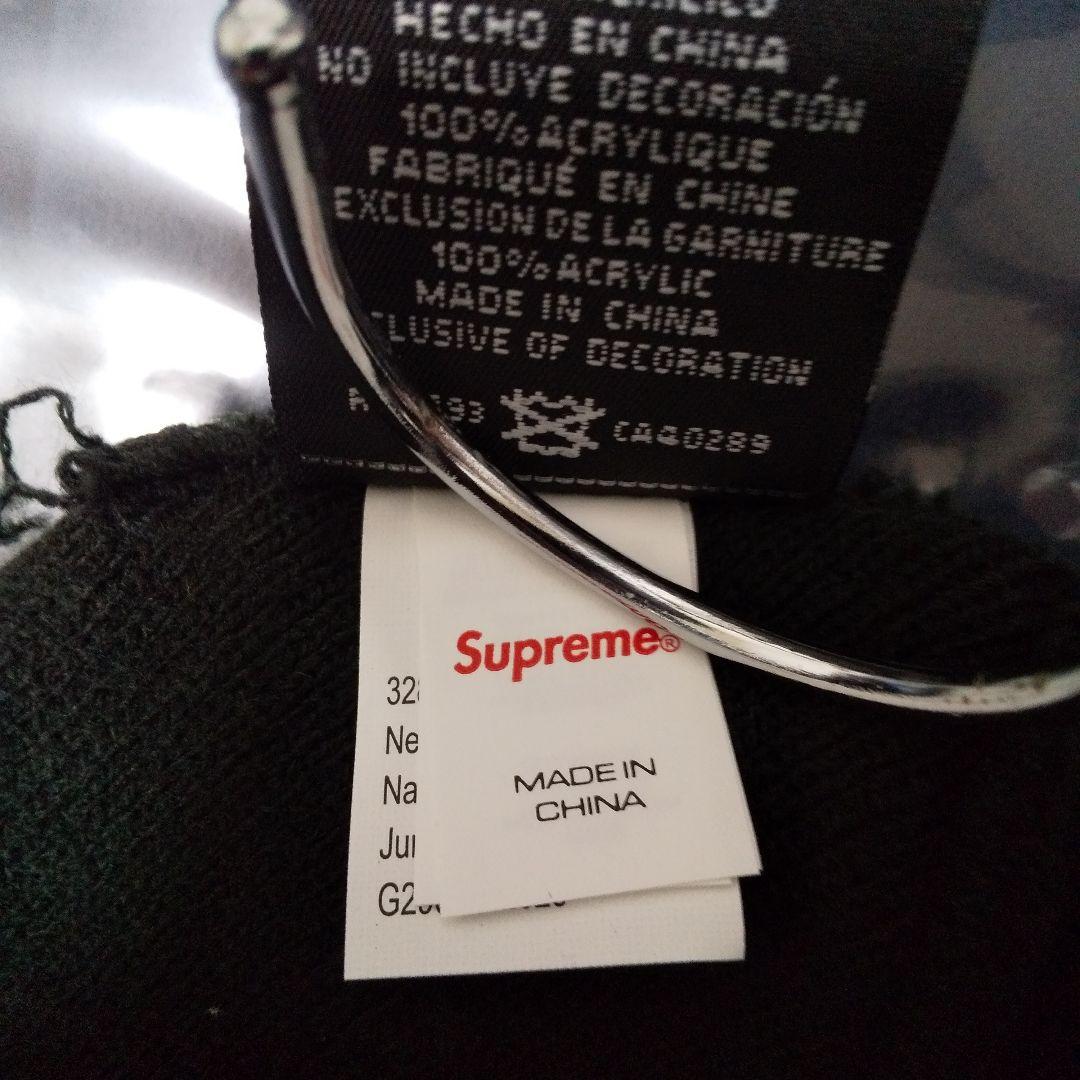 H*男様 Supreme 大人気BOXLogoビーニーブラック！試着程度です。