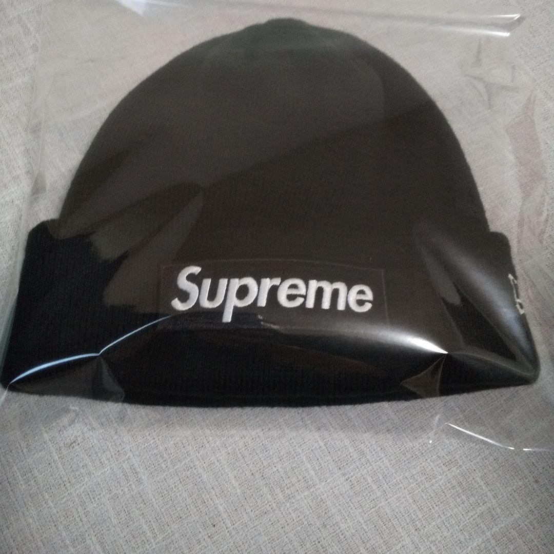 H*男様 Supreme 大人気BOXLogoビーニーブラック！試着程度です。