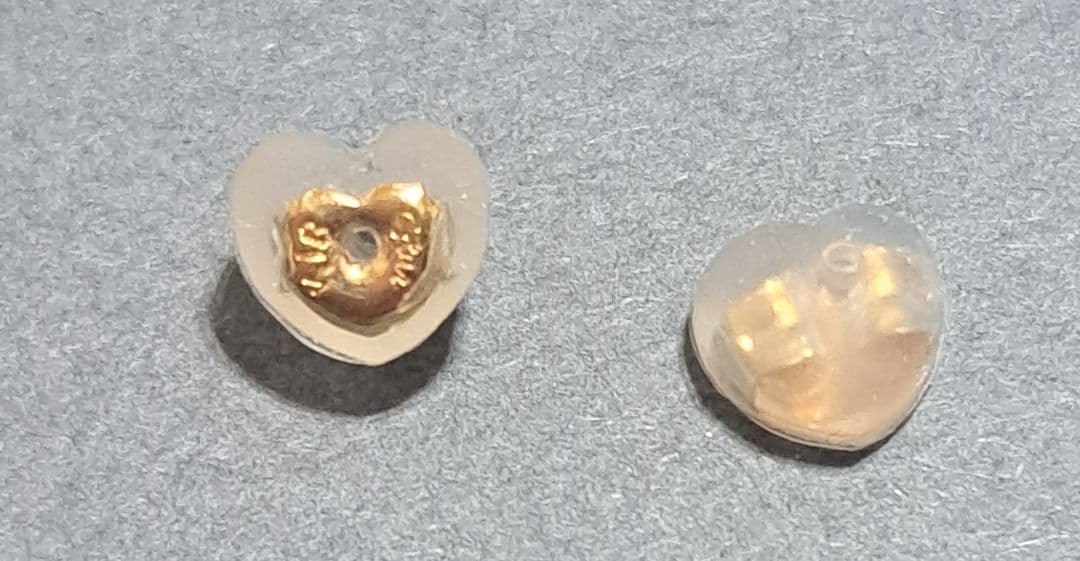 STAR JEWELRY ミステリアス ハート 18K ルビー ピアス