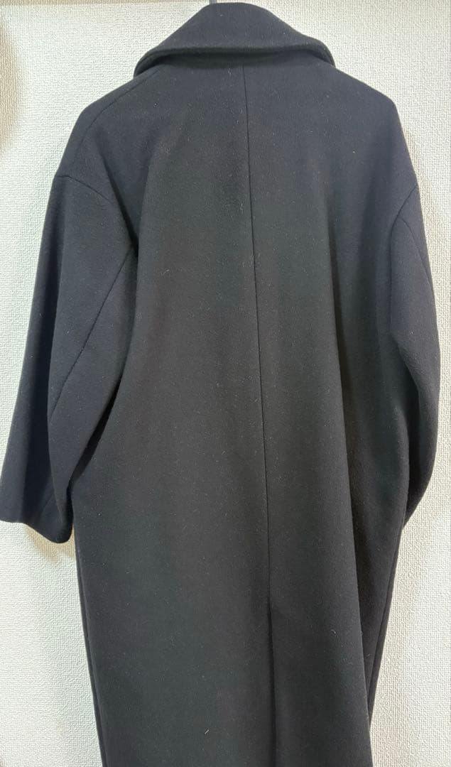 Manteco ブラック オーバーチェスターコート　34