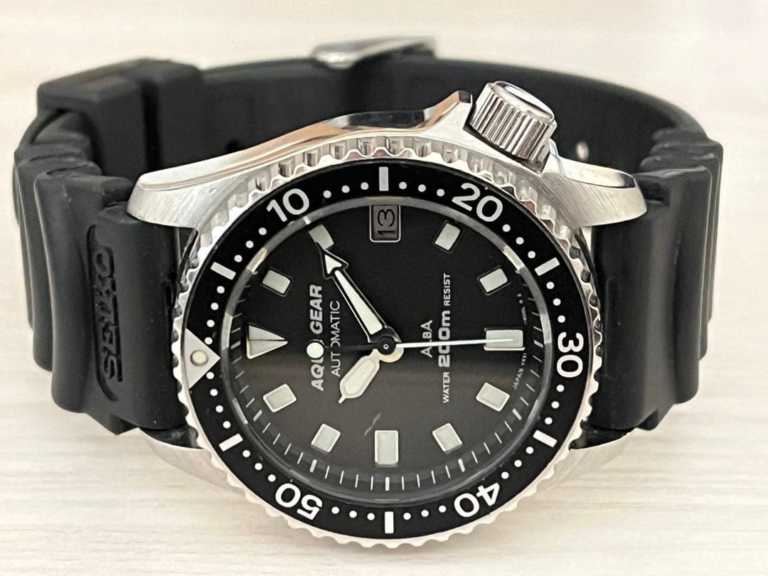 アルバ　アクアギア　Y621-6000 自動巻　ダイバー