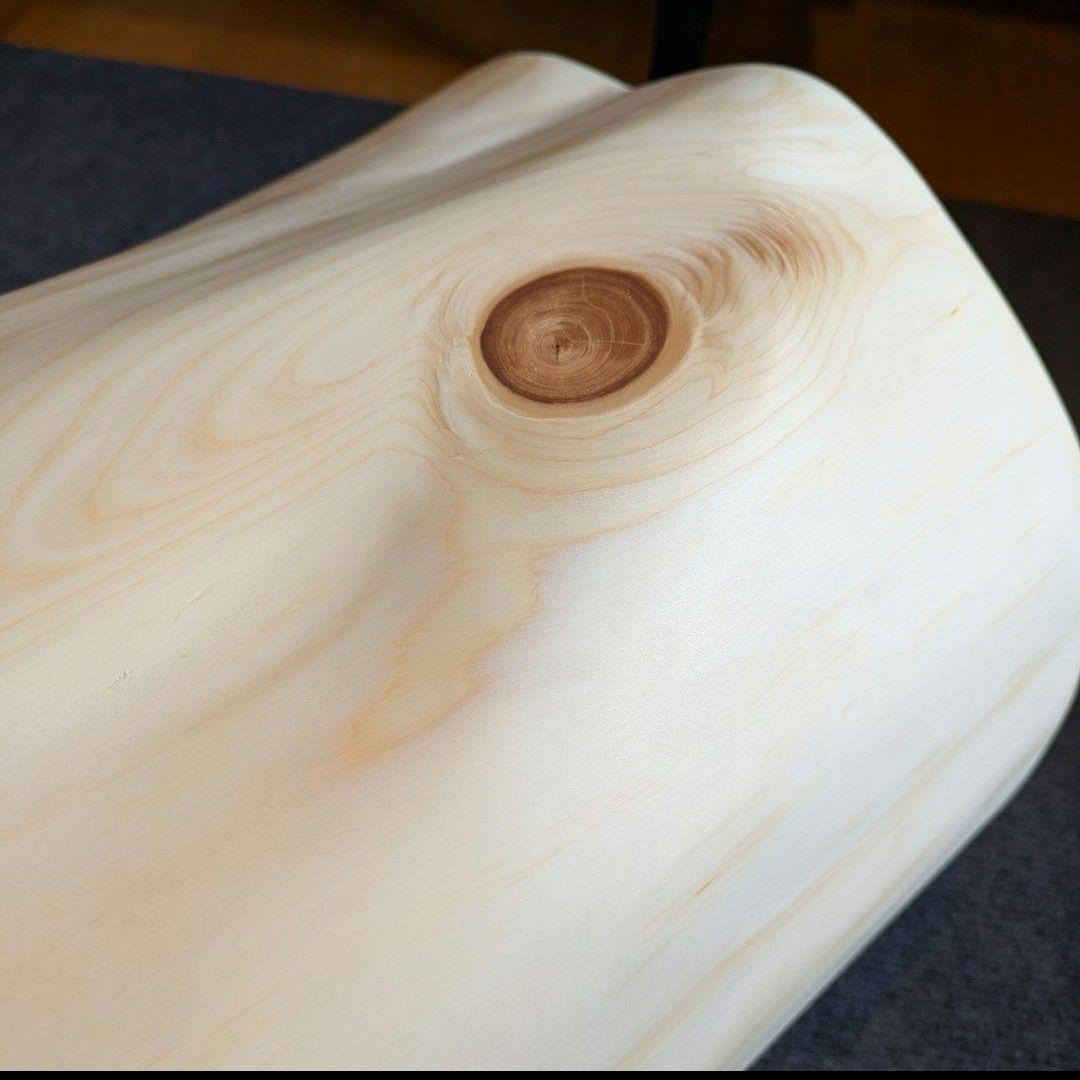 天然ヒバ　切り株　丸太　椅子　スツール　テーブル　高さ約33㎝