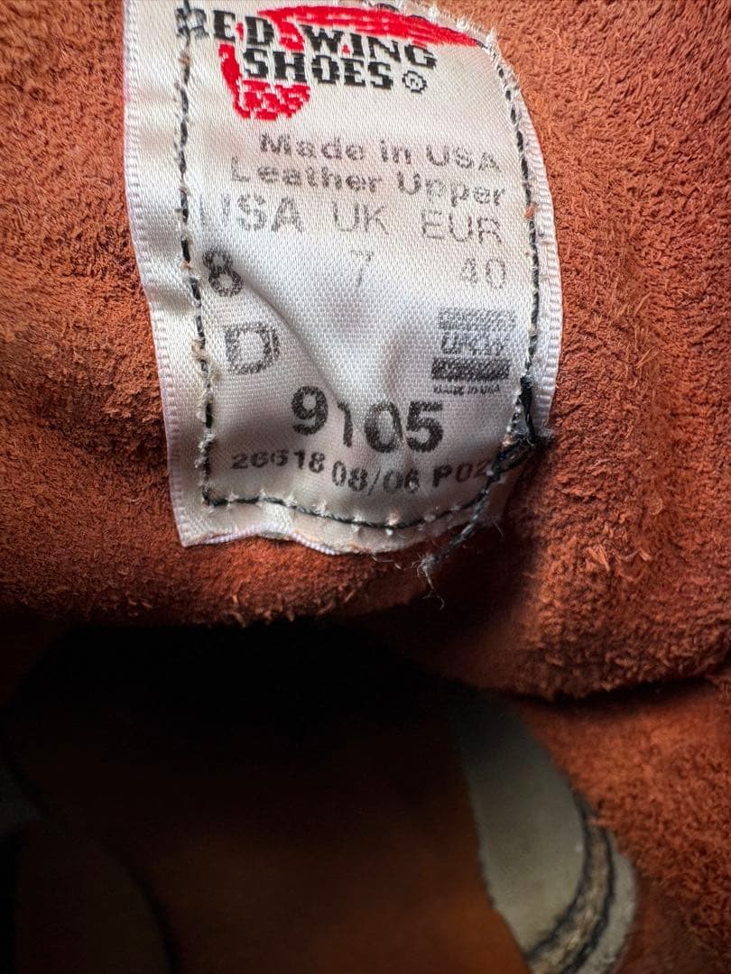 Red Wing ワークブーツ 9105