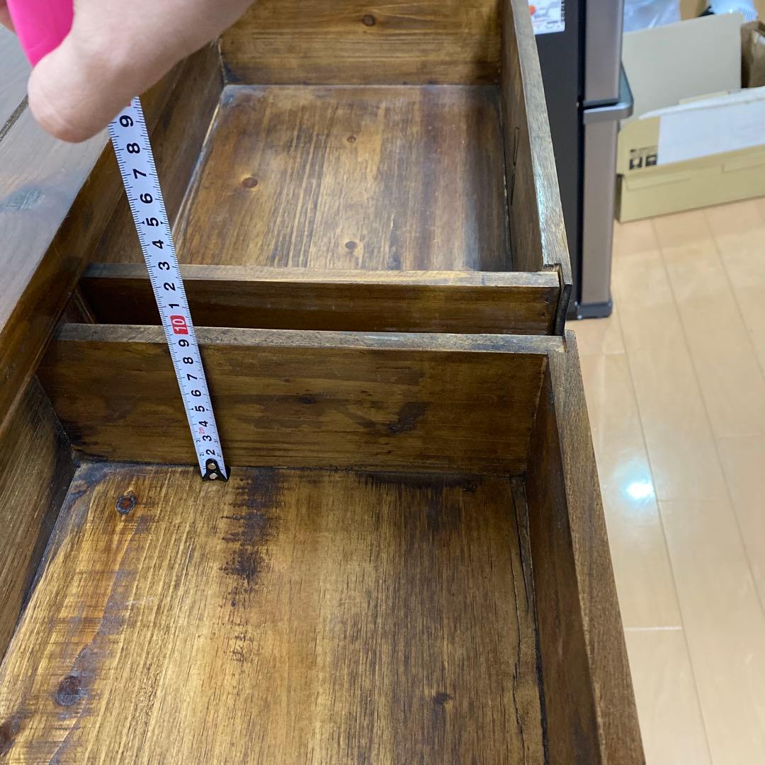 アンティーク家具　コンソール　机　使いやすい　w133 H85 D35