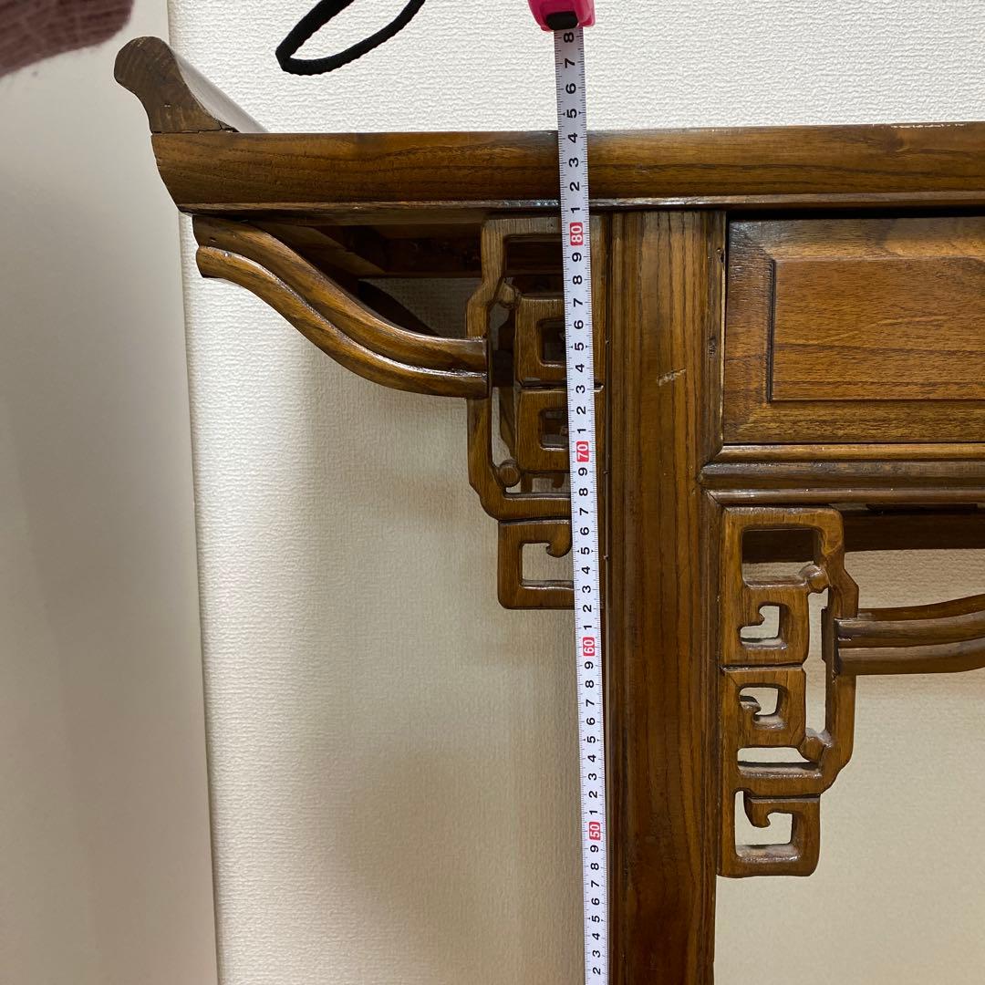 アンティーク家具　コンソール　机　使いやすい　w133 H85 D35