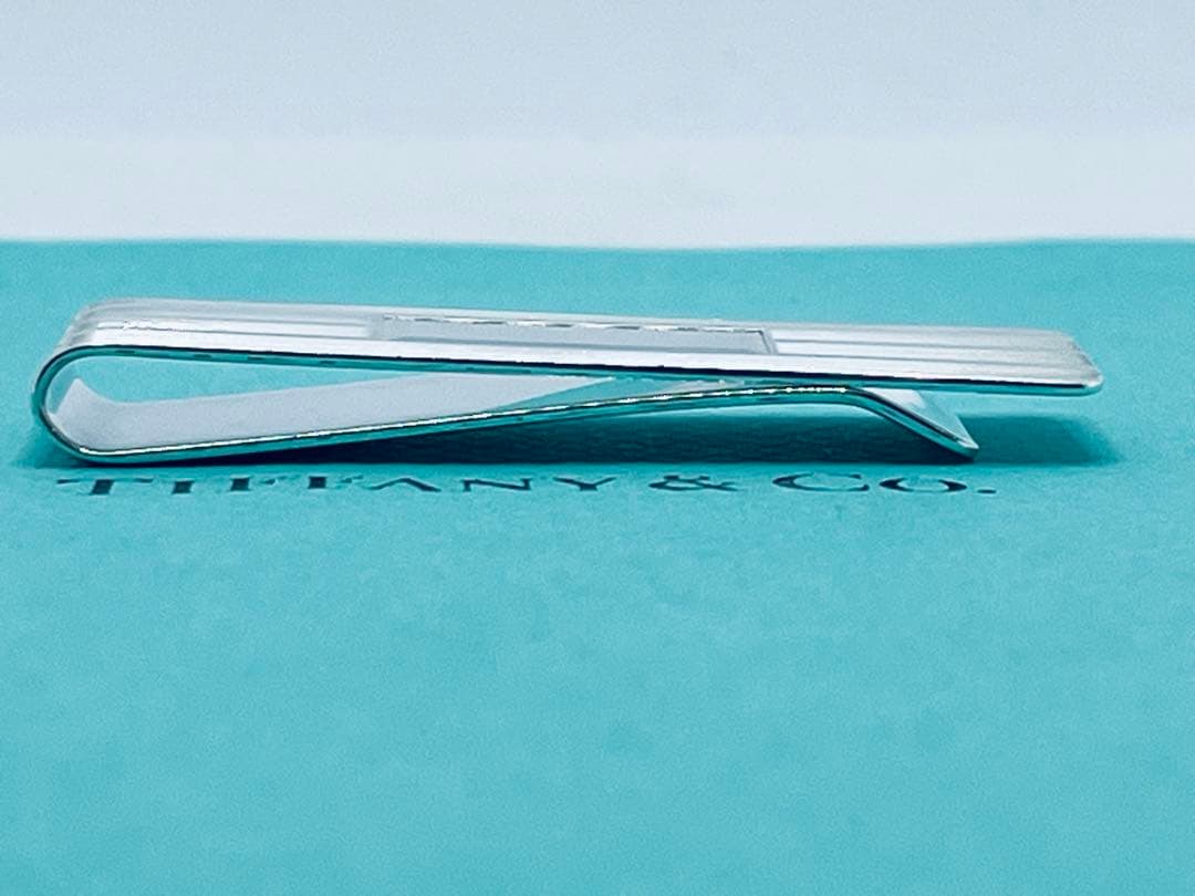 h674 ティファニー　エンジンターン　マネークリップ　シルバー　925