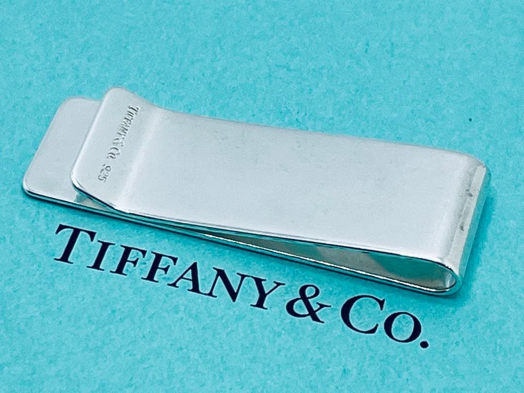 h674 ティファニー　エンジンターン　マネークリップ　シルバー　925