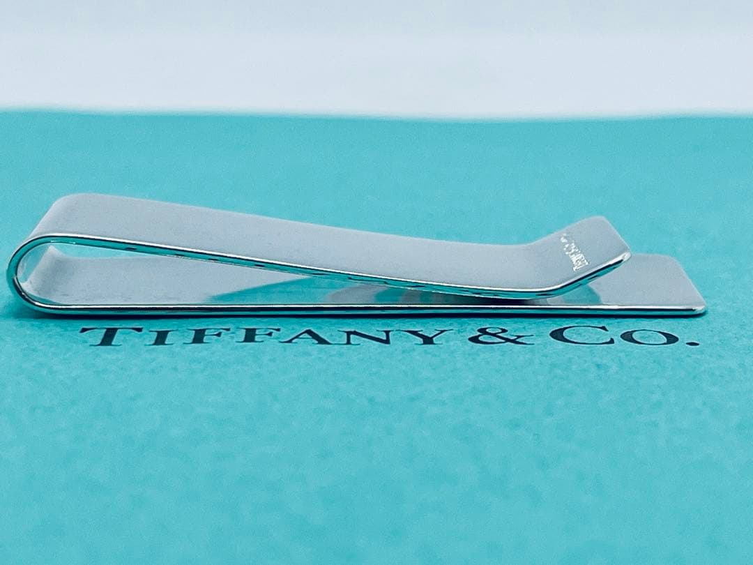 h674 ティファニー　エンジンターン　マネークリップ　シルバー　925