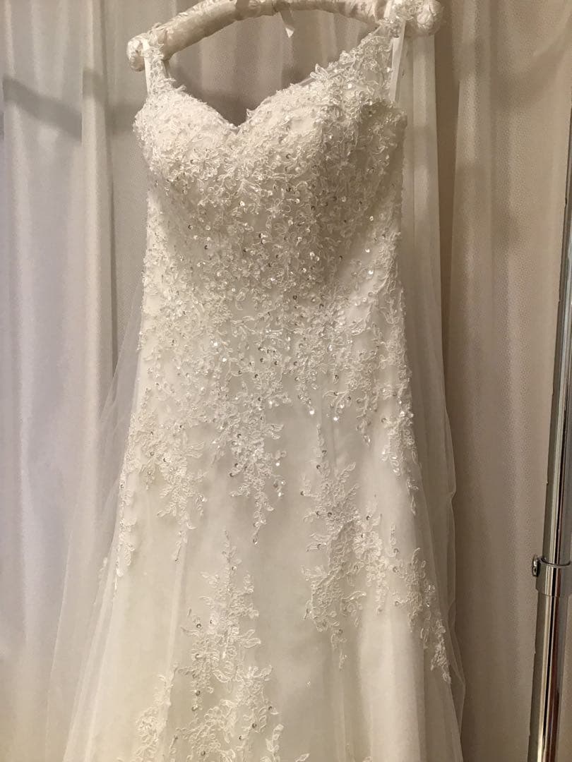 2wayタイプAライン ウェディングドレス オフホワイト