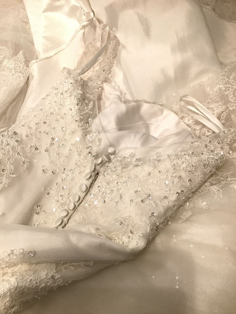 2wayタイプAライン ウェディングドレス オフホワイト