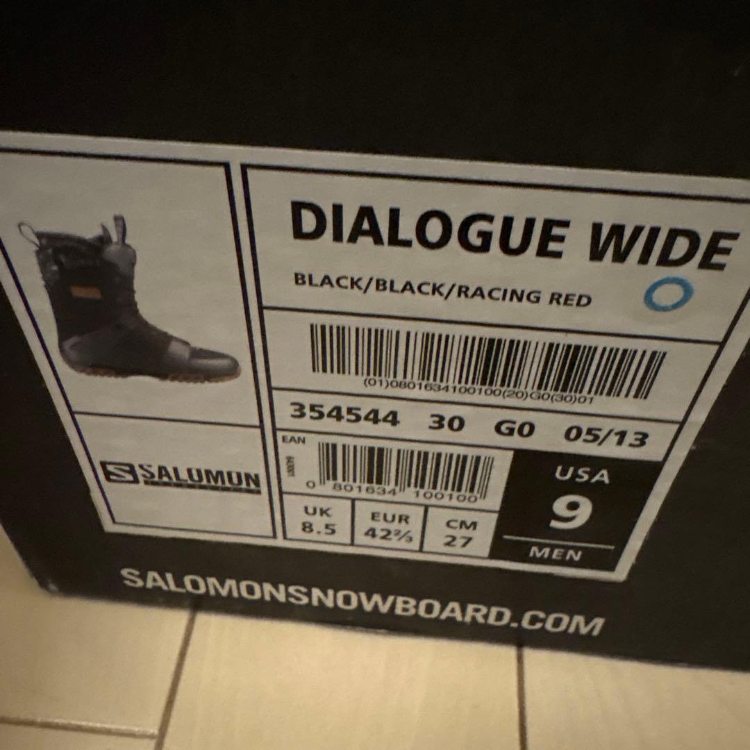 SALOMON DIALOGUE WIDE 27cm 箱付き
