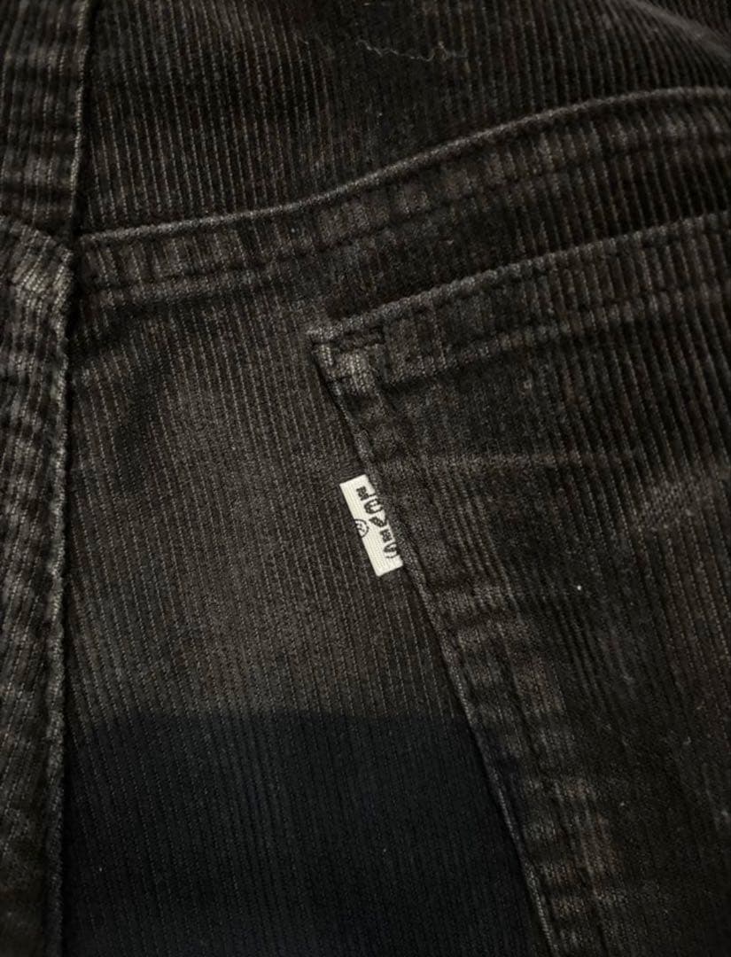 80s levi’s リーバイス　519 1558 コーデュロイ ブラック