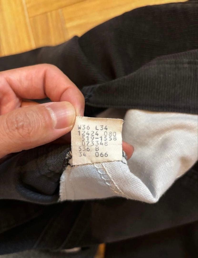 80s levi’s リーバイス　519 1558 コーデュロイ ブラック